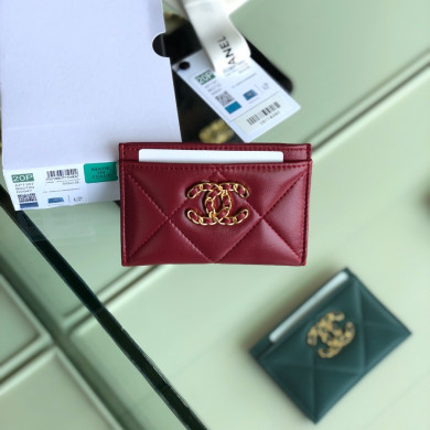 chanel 19 card holder, AP1167, chanel small leather goods