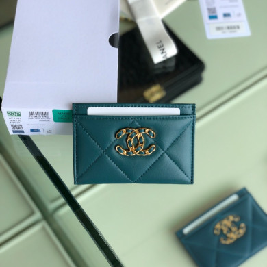 chanel 19 card holder, AP1167, chanel small leather goods