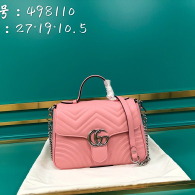 GUCCI GG Marmont small top handle bag, 498110