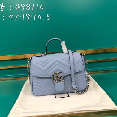 GUCCI GG Marmont small top handle bag, 498110