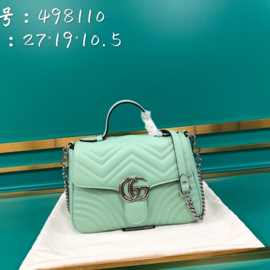 GUCCI GG Marmont small top handle bag, 498110