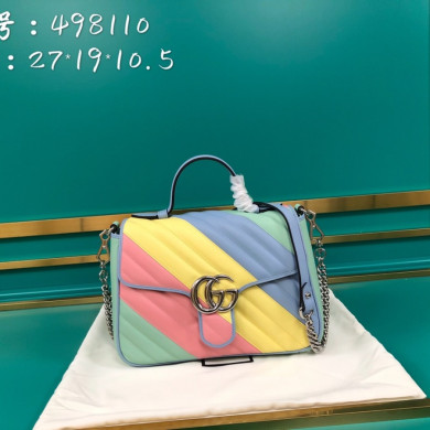 GUCCI GG Marmont small top handle bag, 498110