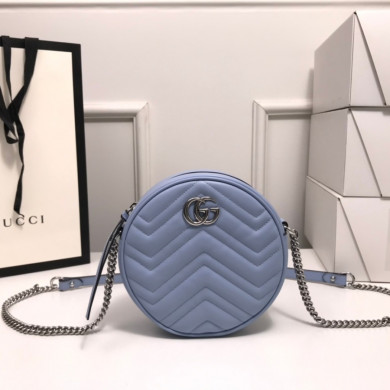 550154 GG Marmont mini round shoulder bag