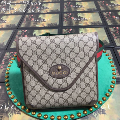 598604  Neo Vintage GG medium messenger, GUCCI Messengers Bags for Men