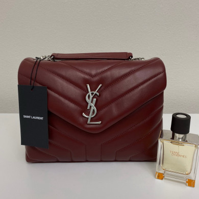 494699 LOULOU SMALL IN MATELASSÉ “Y” LEATHER, YSL SAINT LAURENT