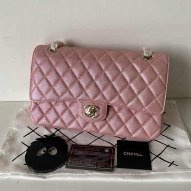 A1112, Chanel Classic Handbag & Cross Body Bag, Iridescent Grained Calfskin