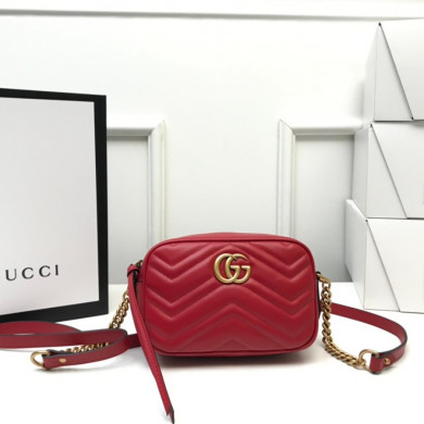 448065 GG Marmont matelassé mini bag