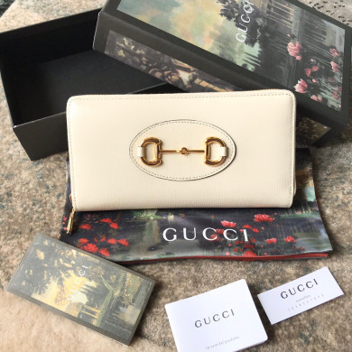 621889 Gucci Horsebit 1955 zip around wallet