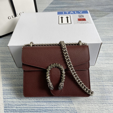 421970, Dionysus leather mini bag, GUCCI Chain Bags for Women