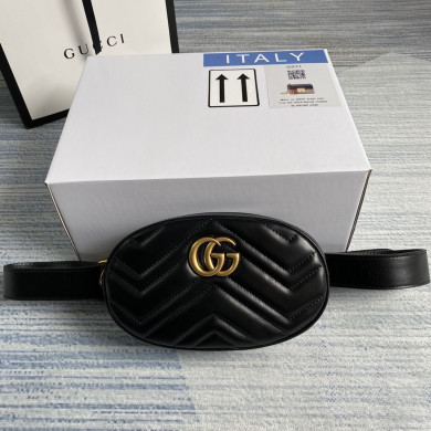 476434 GG Marmont matelassé leather belt bag