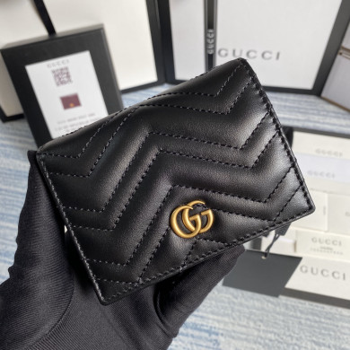 466492 GG Marmont card case wallet, Wallets and Small Accessories for Women