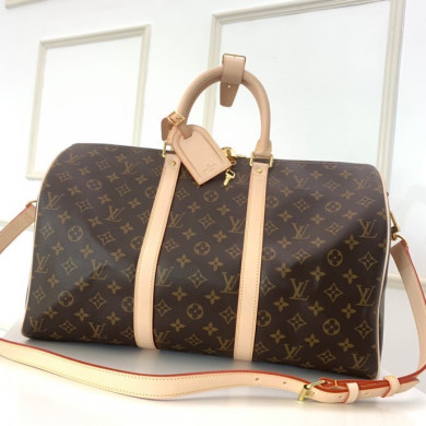 M41418 KEEPALL BANDOULIÈRE 45, Louis Vuitton LV TRAVEL BAG 