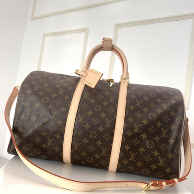 M41416 KEEPALL BANDOULIÈRE 50, Louis Vuitton LV TRAVEL BAG 