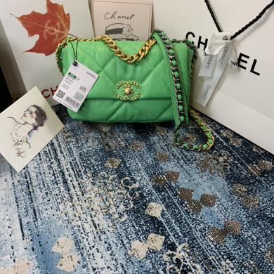 AS1160 chanel 19 small flap bag, CHANEL HANDBAGS