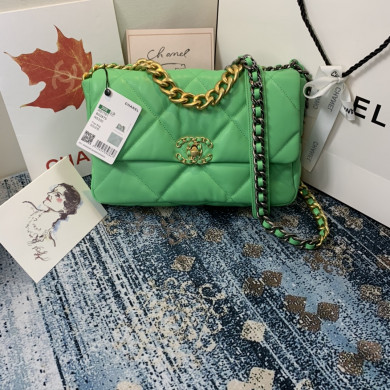 AS1161 chanel 19 large flap bag, CHANEL HANDBAGS