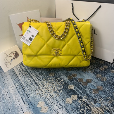 AS1162 chanel 19 maxi flap bag, CHANEL HANDBAGS