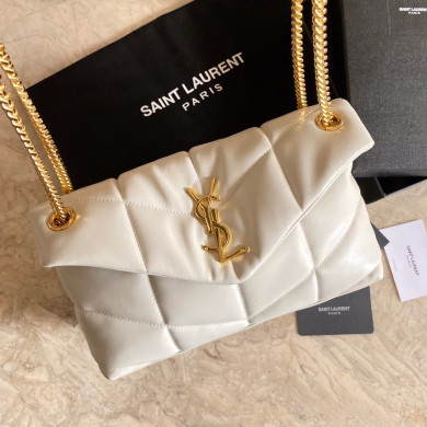LOULOU PUFFER SMALL BAG IN QUILTED LAMBSKIN, YSL SAINT LAURENT 577476