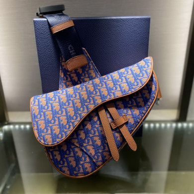 SADDLE BAG, Dior Oblique Jacquard, DIOR