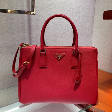 Medium Saffiano Leather Prada Galleria Bag, 1BA274