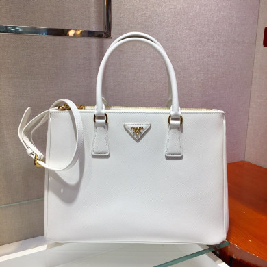 Medium Saffiano Leather Prada Galleria Bag, 1BA274