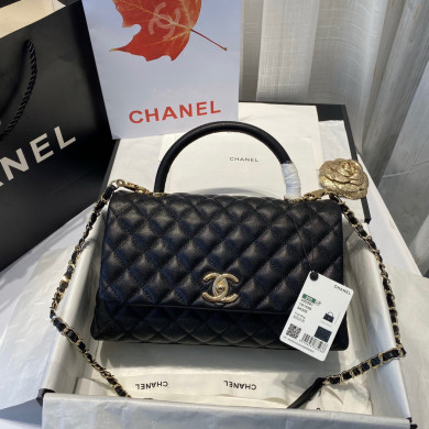 Flap Bag with Top Handle, CHANEL Handbags
