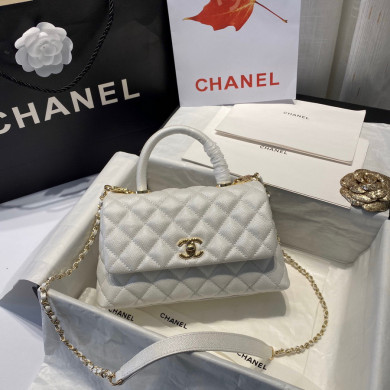 Small Flap Bag with Top Handle, CHANEL Handbags
