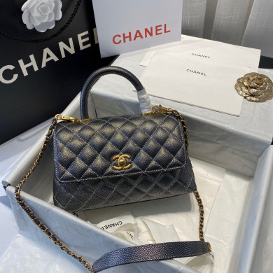 Small Flap Bag with Top Handle, CHANEL Handbags