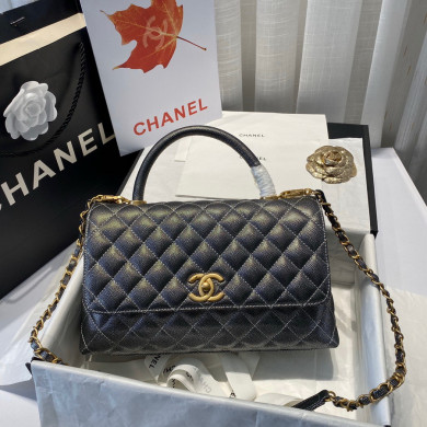 Flap Bag with Top Handle, CHANEL Handbags