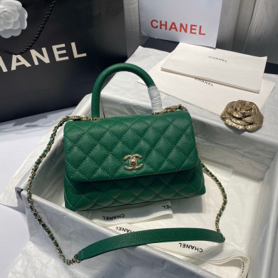 Small Flap Bag with Top Handle, CHANEL Handbags