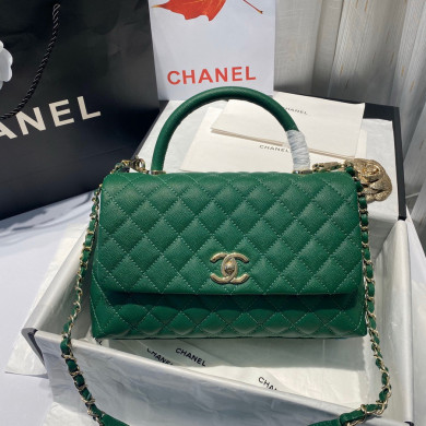 Flap Bag with Top Handle, CHANEL Handbags