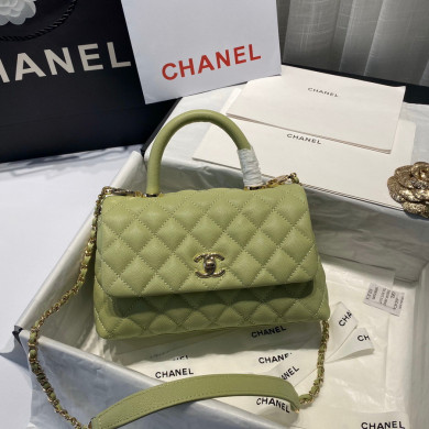 Small Flap Bag with Top Handle, CHANEL Handbags