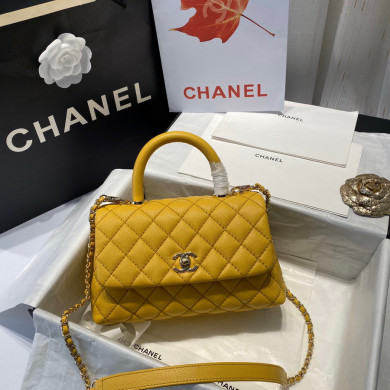 Small Flap Bag with Top Handle, CHANEL Handbags