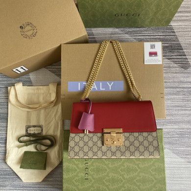 Gucci Padlock medium GG shoulder bag, 409486