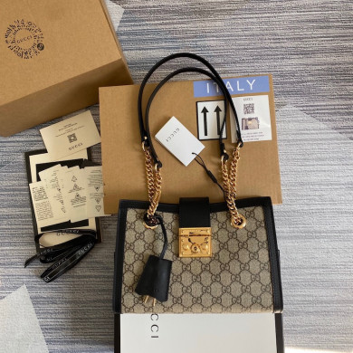 498156, GUCCI, Padlock small GG shoulder bag