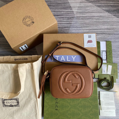 308364 Soho small leather disco bag, Gucci Crossbody Bags for Women