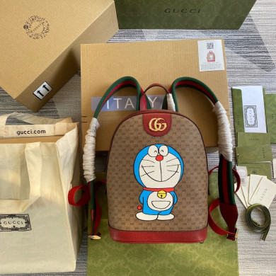 647816 Doraemon x Gucci small backpack, GUCCI Backpacks