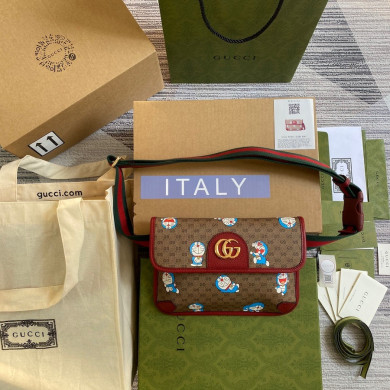 647817 Doraemon x Gucci small belt bag, GUCCI Belt Bags