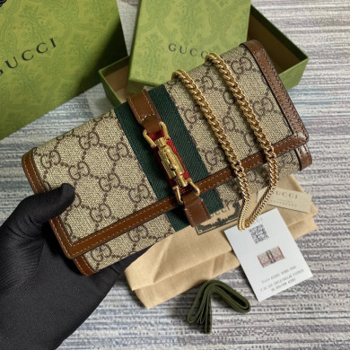 652681 Jackie 1961 chain wallet, Gucci Continental Wallets for Women