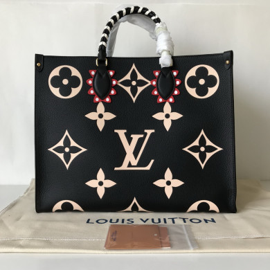 M45373  LV CRAFTY ONTHEGO GM, Louis Vuitton LV