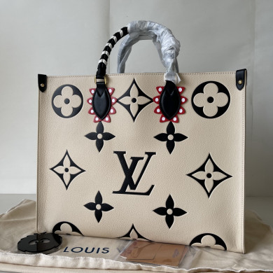 M45372  LV CRAFTY ONTHEGO GM, Louis Vuitton LV