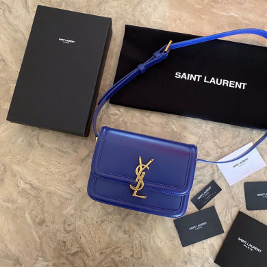 634306 SOLFERINO MEDIUM SATCHEL IN BOX SAINT LAURENT LEATHER, YSL Saint Laurent