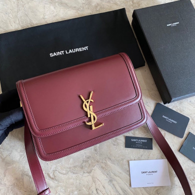634305 SOLFERINO MEDIUM SATCHEL IN BOX SAINT LAURENT LEATHER, YSL Saint Laurent