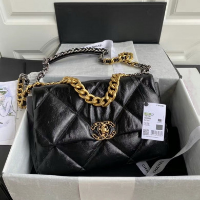 AS1161 chanel 19 large flap bag, CHANEL HANDBAGS