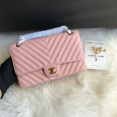 A01112, Classic Handbag, Chanel handbag, Grained Calfskin / caviar