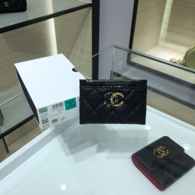 chanel 19 card holder, chanel small leather goods