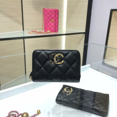 Chanel 19 zipped coin purse, CHANEL