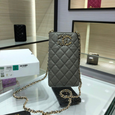 chanel 19 phone case with chain, CHANEL