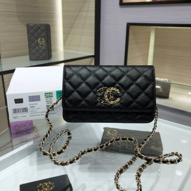 wallet on chain, CHANEL SMALL LEATHER GOODS