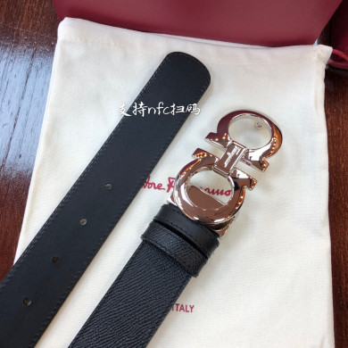 REVERSIBLE AND ADJUSTABLE GANCINI BELT, Salvatore Ferragamo