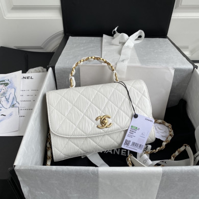 AS2478 mini flap bag with top handle